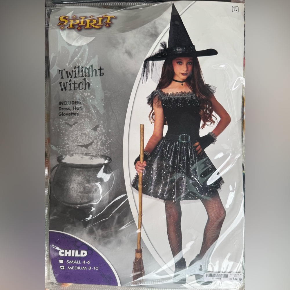 Twilight Witch Kids Costume - Black
